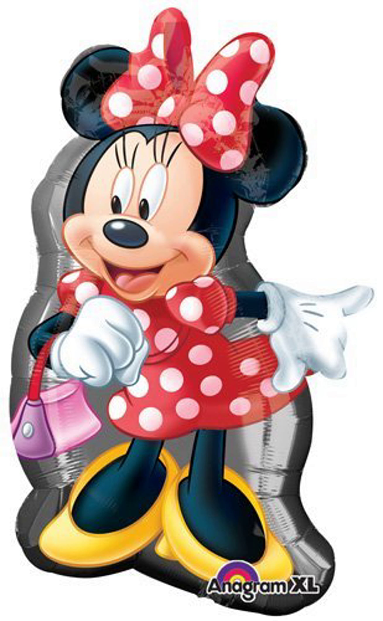 Globos Minnie Mouse 4 Sided Latex Balloons 11''/27.5cm. 6 ud pack