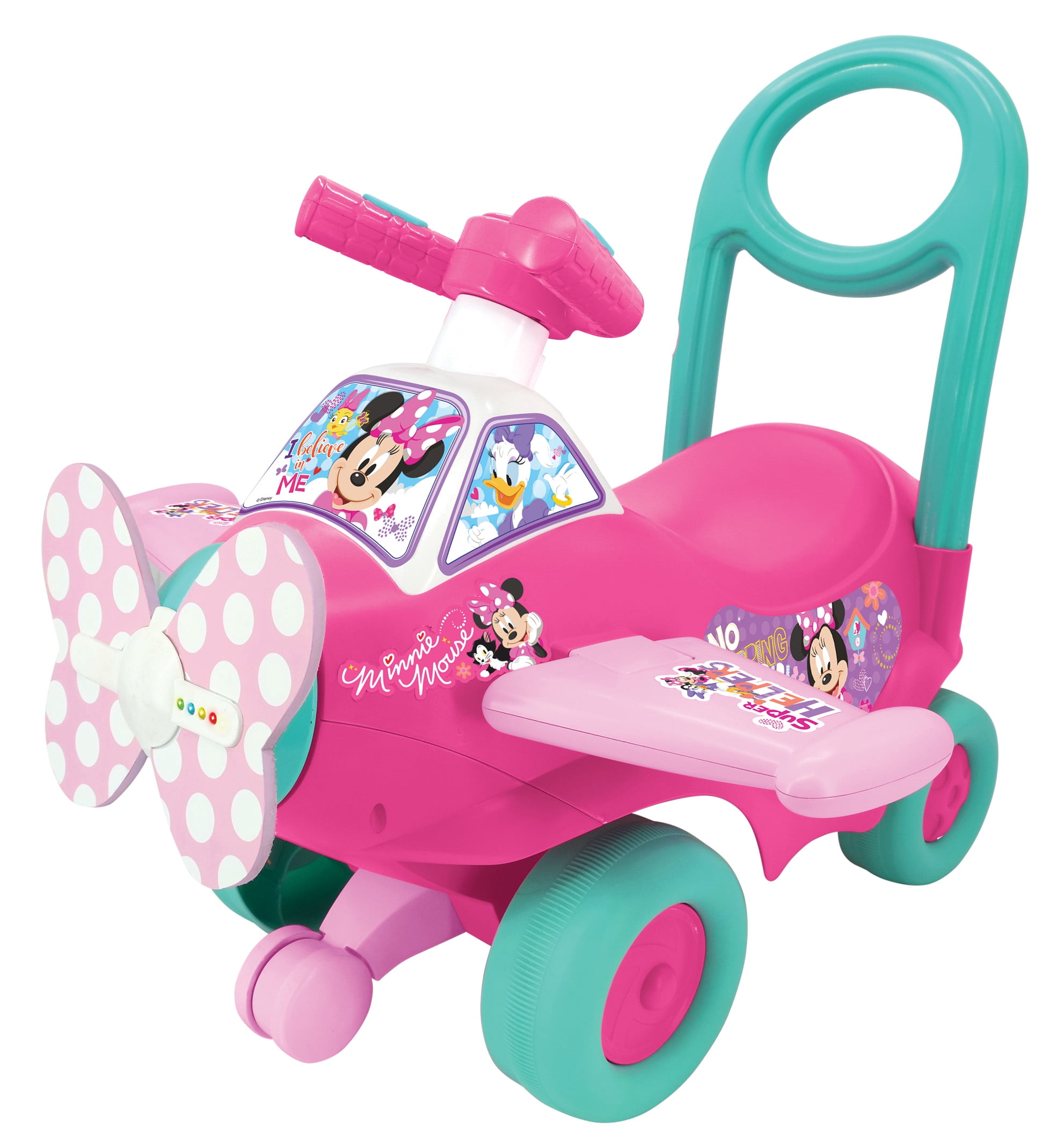 Kiddieland Disney Minnie Mouse Lights and Sounds Activity Plane for Toddlers