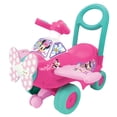 thumbnail interactive-video image 1 of Kiddieland Disney Minnie Mouse Lights and Sounds Activity Push & Pedal Ride-On Plane for Toddlers, 1 of 9