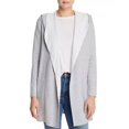 thumbnail image 1 of MINNIE ROSE Hooded Duster Cardigan In Grey Flannel XS $285 B4HP, 1 of 2
