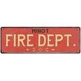 thumbnail image 1 of MINOT FIRE DEPT. Home Decor Metal Sign Police Gift 8x24 108240013760, 1 of 1