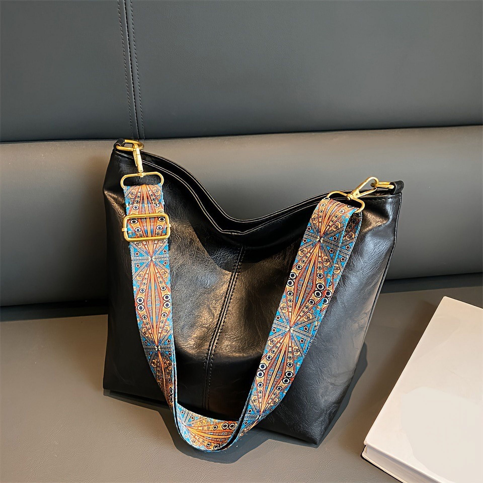 WILLBEST Crossbody Bags Letter Patch Decor Corduroy Shopper Bag Women  Shoulder Bags Ladies Handbag Student Bag 