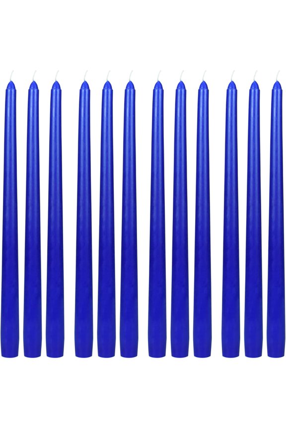 -12 Inch Blue Taper Candles