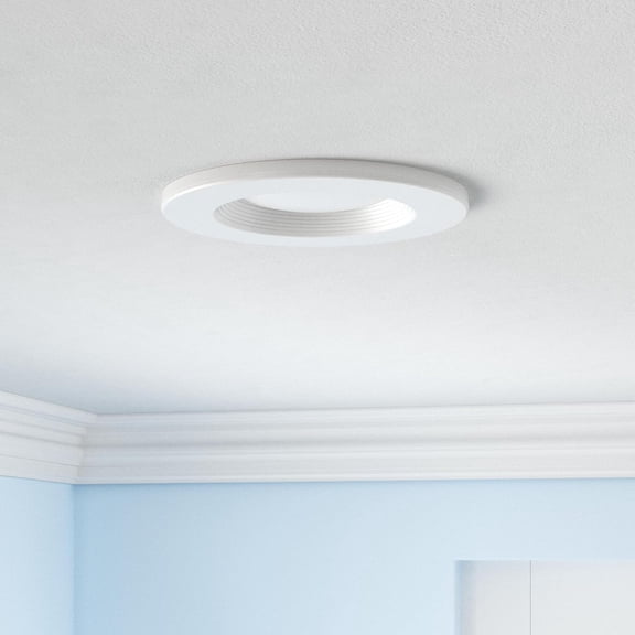 MINSUI-12 Pack 5/6 Inch LED Can Lights with Night Light, Metal 5CCT Retrofit Recessed Lighting Selectable 2700K-6000K Dimmable, 12W=75W, 1200LM Downlight with Metal Smooth Trim - ETL and Energy Star