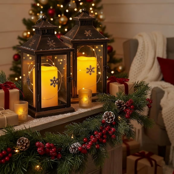 MINSUI-2 Pack 6" x 4" Outdoor Plastic Electric flameless Candles with Remote Control and Timer, Battery Operated Flickering LED Pillar Fake Candle for Home, Wedding Decor, Ivory