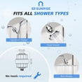 thumbnail image 1 of MINSUI-20-Stage Shower Filter-Shower Head Filter for Hard Water, with 1 Replaceable Cartridges, High Output Shower Water Filter for Removing Chlorine and fluoride, Polished Chrome, 1 of 4