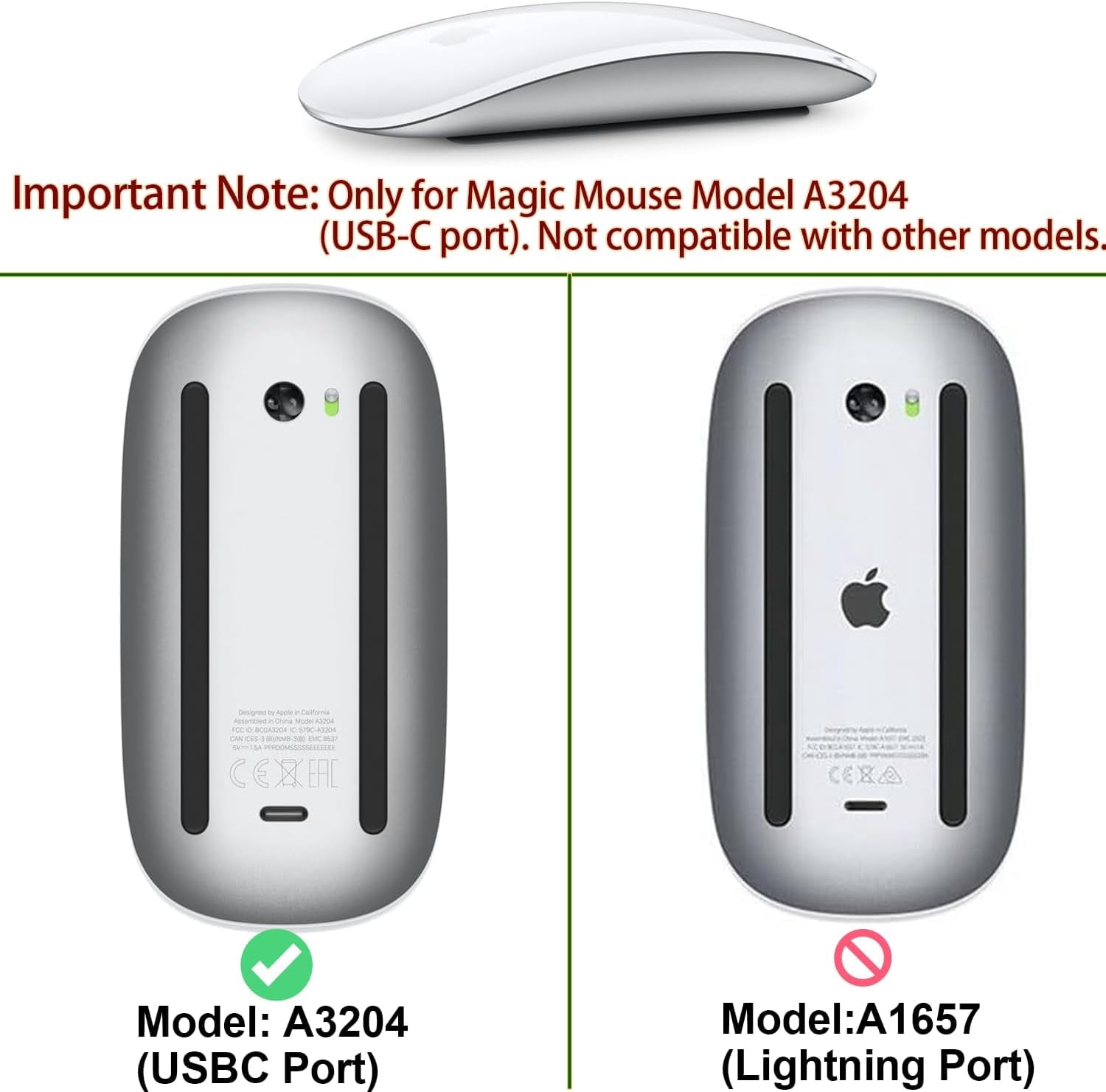 Apple Magic Mouse 4 A3204 type-C シルバー