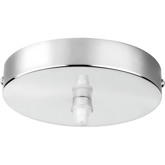 MINSUI-4.7" Silver Ceiling Canopy Light Kit Rewind Single Hole with Hardware,Ceiling Plate for Pendant Light or Chandelier,Screw Fixing on Both Sides is Easier to Install Than Standard Canopies