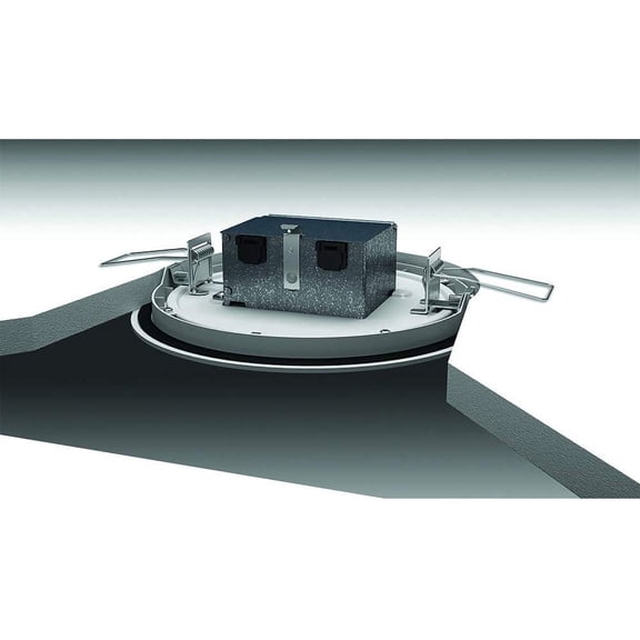 MINSUI-4 in Round Integrated LED Surface Mount Recessed Downlight Trim, 5000K, Wet Rated for Shower and Outdoor Lighting Applications, Energy Star, White Finish - SMD4R6950WHDM