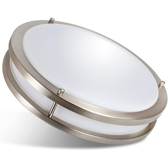 MINSUI-50W Dimmable LED Ceiling Light Fixture, Kitchen Light Fixtures, Flush Mount Ceiling Lights for Bedroom, Bathroom, 3000K/4000K/5000K Selectable, Super Bright 5000LM, UL Listed