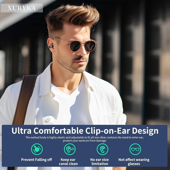 MINSUI-AI Language Translator Earbuds, Two Way Real-time Translation 144 Language Wireless Bluetooth Translation Headphones, APP Online Instant Voice Translation for Travel Business Learning, Black