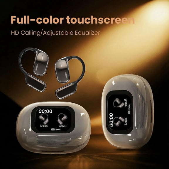 MINSUI-AI Translation Earbuds Real Time 156 Languages Translator Earbuds Superior Battery Voice Smart Touch App Bluetooth 5.4 Open-Ear Comfort Travel Business Meetings Studying and Listening to Music