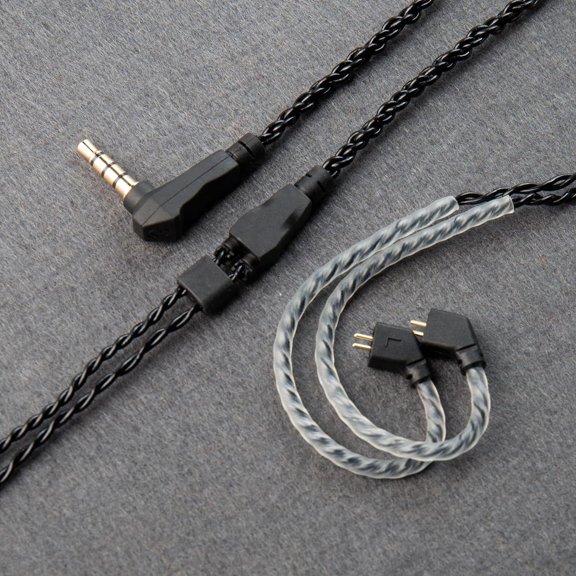 MINSUI-CCZ KBEAR IEM Earphone Cable 4 Core High-Purity Copper Headphone Replacement Cable for KBEAR ks1/ks2/Lark/Robin/Rosefinch CCZ Melody Coffee Bean Warrior KZ ZST X EDX ES4 AS10 CCA C10 TRN V80 V
