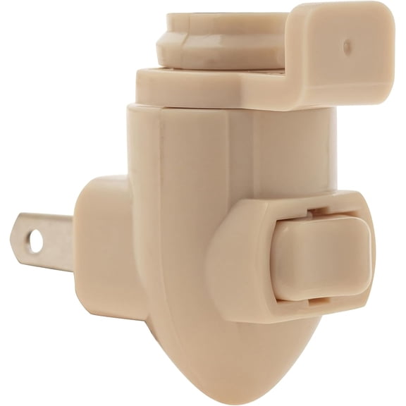 MINSUI-Plug in Night Light Module with Shade Mounting Clip, Ivory Plastic Nightlight Base, UL Listed, Great for Making Your Own Decorative Night Lights, Pack of 10 Sets