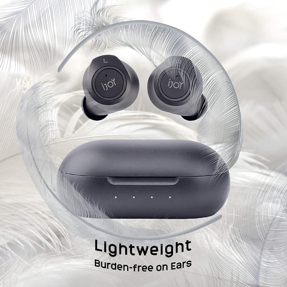 MINSUI-Premium Gravity TWS Earbuds Wireless Bluetooth 5.0 Compatible in-Ear Headset with Built-in Mic & Portable Recharging Case - IPX4 Waterproof & Sweatproof Design for Sports- Long Battery Life