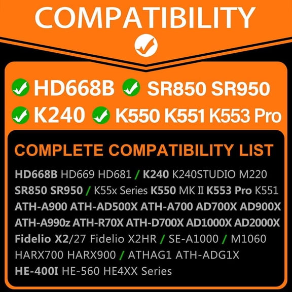 MINSUI-Replacement Ear Pads Compatible with HD668B, SR850, ATH-A900, ATH-AD500X, ATH-A700, AD700X, AD900X, ATH-A990z, ATH-R70X, ATH D700X, AD1000X, AD2000X Headphones (PU Black)