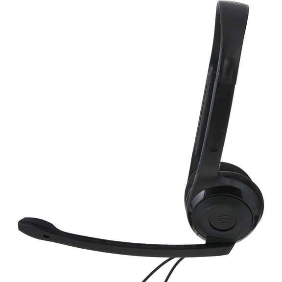 MINSUI-Sennheiser PC 5 Chat - Headset for Internet Communication, E-Learning and Gaming - Noise Cancelling Microphone, Casual Gaming Lightweight, high Comfort, Minimalistic, Black