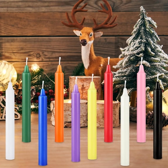 MINSUI-Spell Candles 100 Pack Bulk - 4 Inch Colored Mini Taper Candles for Rituals, Witchcraft & Wiccan Altar, Unscented Candles Compatible with Chime Holders, Prayer, Meditation, Birthday Decor