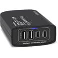 thumbnail image 1 of MINSUI-USB C Fast Charger Block 100W Independent Output Charging Station for Multiple Devices, 4 Port Desktop Charging Station Portable Multi Device Charging Dock for iPad Phones Tablet & More, 1 of 3