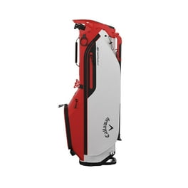 Callaway 2024 Chev Stand Golf Bag - 4-Way Club Top, White Callaway 2024 Chev Stand Golf Bag - 4-Way Club Top, White
