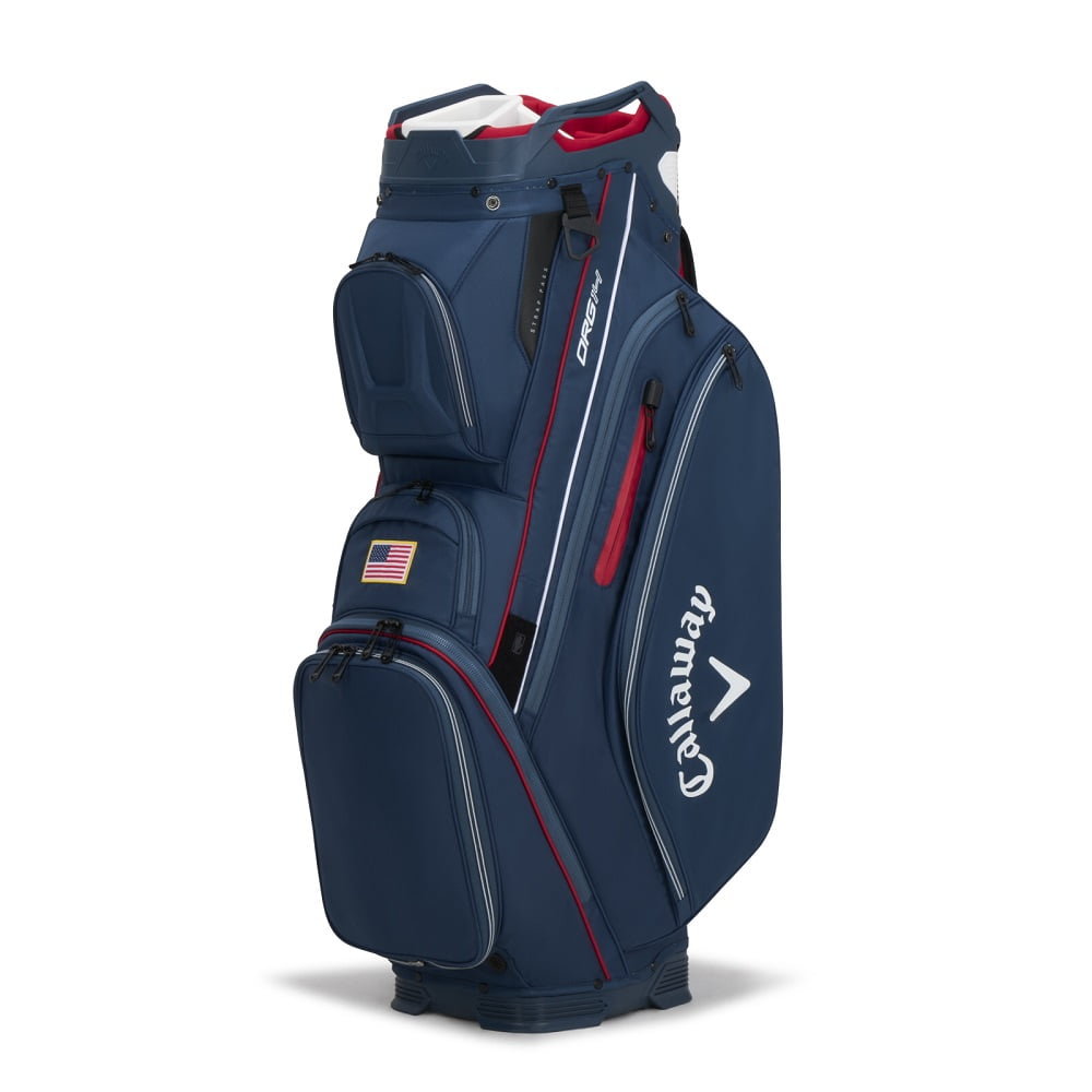 2024 Callaway Golf Org 14 Cart Bag with 14-Way Top and 2024 Callaway Golf Org 14 Cart Bag with 14-Way Top and
