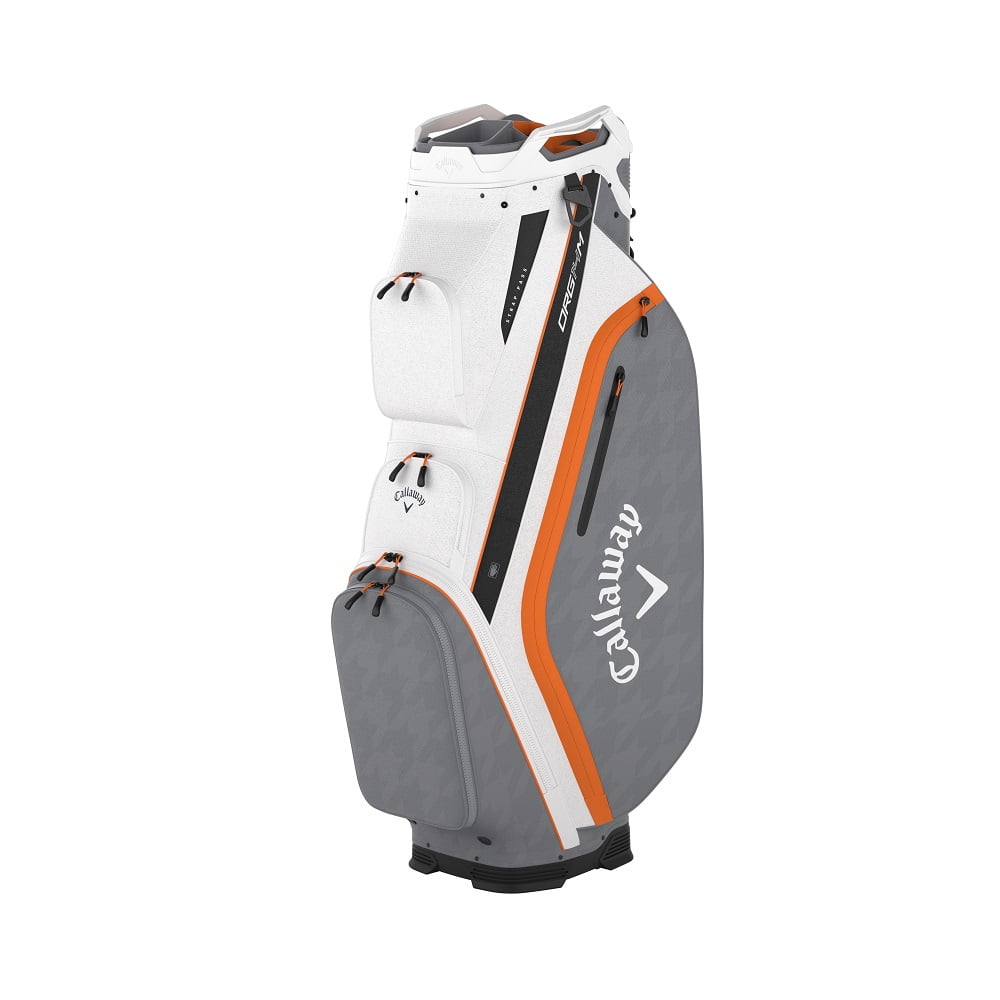 Callaway スタンドバッグ ホワイト/グレー/オレンジ NEW Callaway Golf 2024 Org 14 Mini Cart Bag 14-Way Top - White