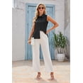 thumbnail image 1 of MINTLIMIT Women's Sleeveless Button Down Shirt Basic Solid Collared Work Blouse, 1 of 5