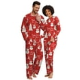 thumbnail image 1 of MINTREUS Couple Christmas Pajama Sets Soft PJs Sets for Couples/Women/Men Matching Sleepwear with Pockets, 1 of 6