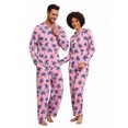 thumbnail image 1 of MINTREUS Couple Pajama Sets Soft PJs Sets for Couples/Women/Men Matching Sleepwear with Pockets, 1 of 6