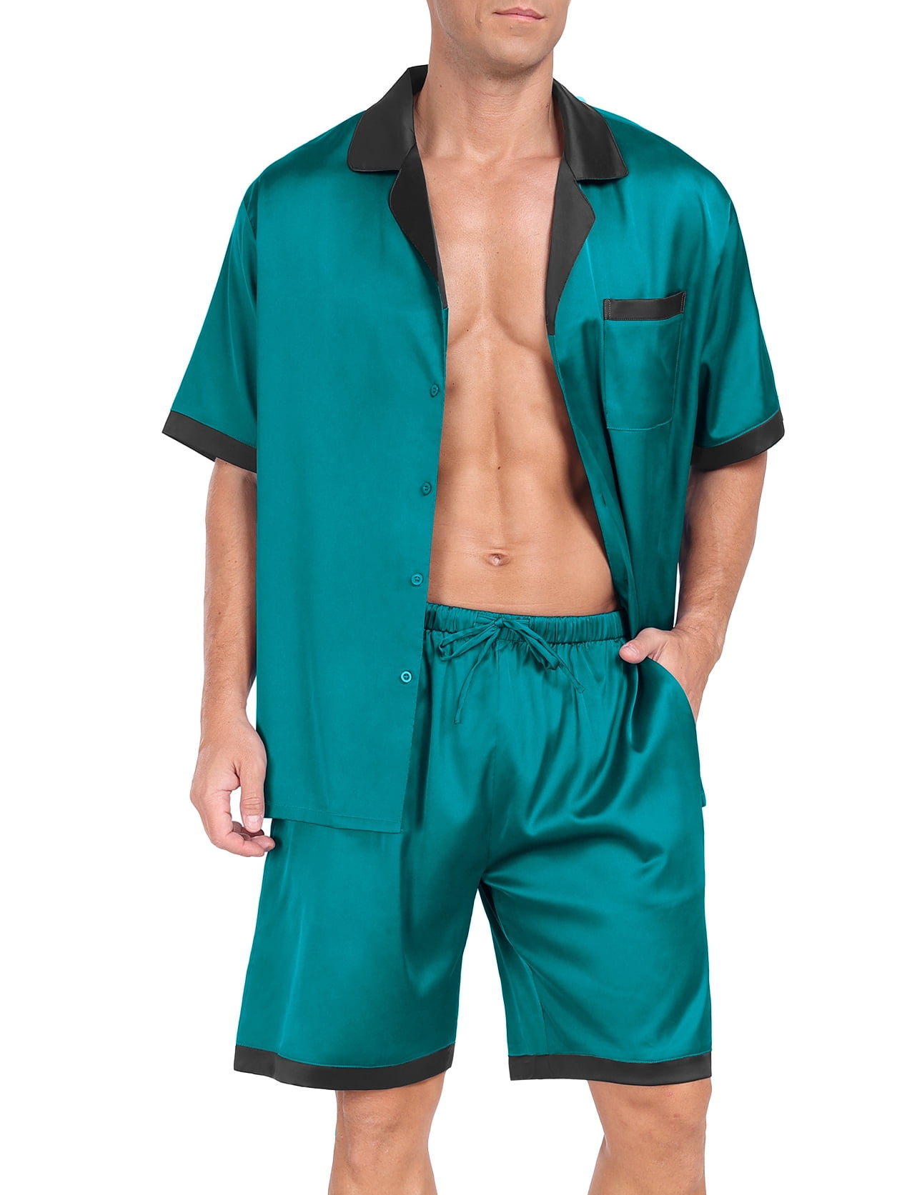 The Blue Moon Diamond Set | Satin Loungewear