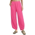thumbnail image 1 of MINTREUS Womens Baggy Wide Leg Harem Pants Casual Elastic Waisted Palazzo Pants with Pockets, 1 of 7