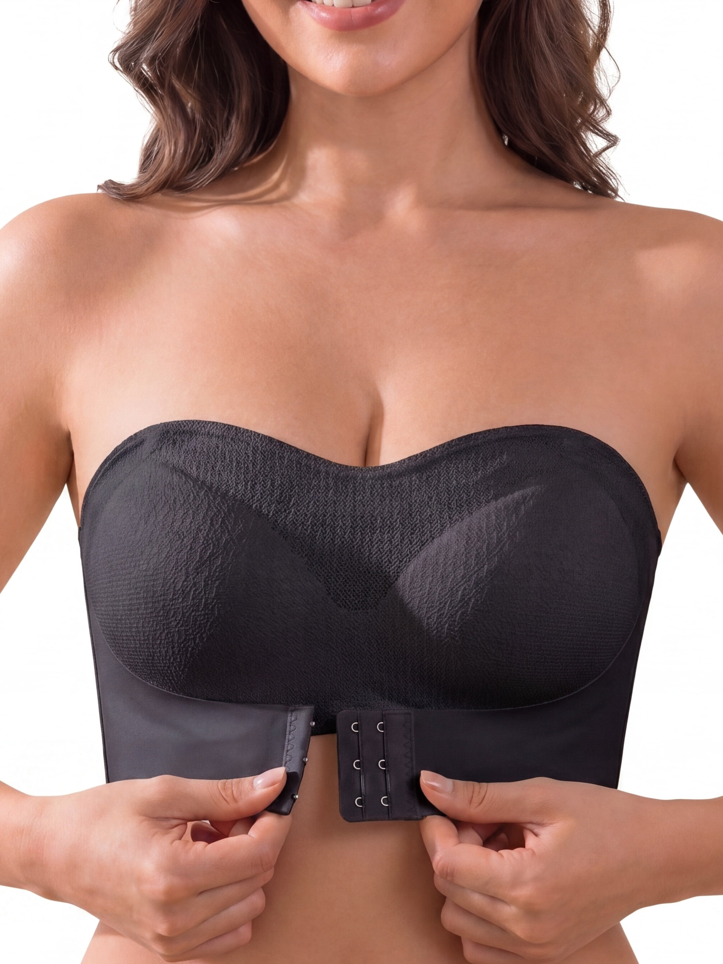bras for strapless dresses MINTREUS, Women, Black, Size M, Wirefree invisible bra for low cut dress Buy River Island Blue YGroup_3783 70% Nylon Size:1 year