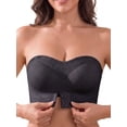 thumbnail image 1 of MINTREUS Strapless Bras for Women Wirefree Non-Slip Seamless Padded Bandeau Push Up Jelly Bra, 1 of 11