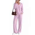 thumbnail image 1 of MINTREUS Women's 2 Piece Matching Lounge Sets Soft Loungewear 2026 Trendy Fall Outfits, 1 of 7