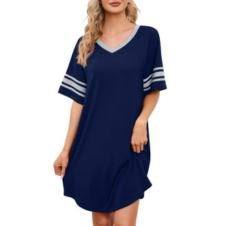 Alfani Womens V Neck Nightgown Chemise Greenblue Slate Spacedye S