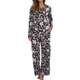thumbnail image 1 of MINTREUS Women's Pajama Set Long Sleeve Sleepwear Set Soft Two Piece Matching Set with Pockets, 1 of 5