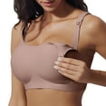 thumbnail image 1 of MINTREUS Nursing Bras for Breastfeeding Round Neck Full Coverage Maternity Bra Pregnancy Sleep Bralette with Extra Extender, 1 of 7