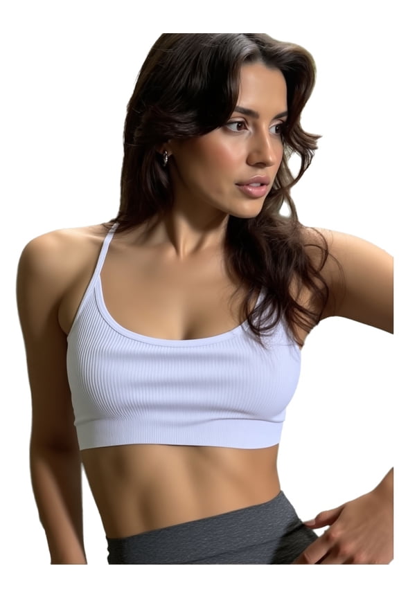 Bras for Women - Padded Seamless Support Bra for Yoga Gym Workout Fitness