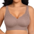 thumbnail image 1 of MINTREUS Womens Wireless Jelly Bra Plus Size Supportive Full Coverage Comfortable No Underwire Bras, 1 of 7