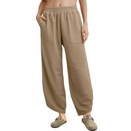 Time and Tru Women's Mid-Rise Brushed Hacci Pull-on Cropped Time and Tru Women's Mid-Rise Brushed Hacci Pull-on Cropped