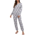 thumbnail image 1 of MINTREUS Womens Pajama Set Long Sleeve Sleepwear Nightwear Soft Pjs Lounge Sets With Pockets, 1 of 8