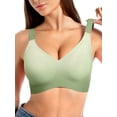 thumbnail image 1 of MINTREUS Womens Wireless Comfortable Bra Supportive No Underwire Bras Honeycomb Breathable Cup Push Up Bra Sports Bras, 1 of 8