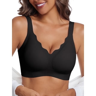 MINTREUS Women's Wireless Bras for Women Push Up Bras Full Coverage Bra Bralettes No Underwire Bra Comfortable Everyday Seamless