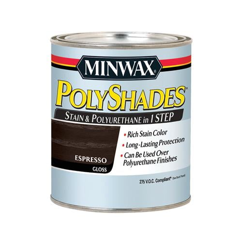 Minwax The 217974444 1/2PT275 Espresso Gloss or Glass Poly