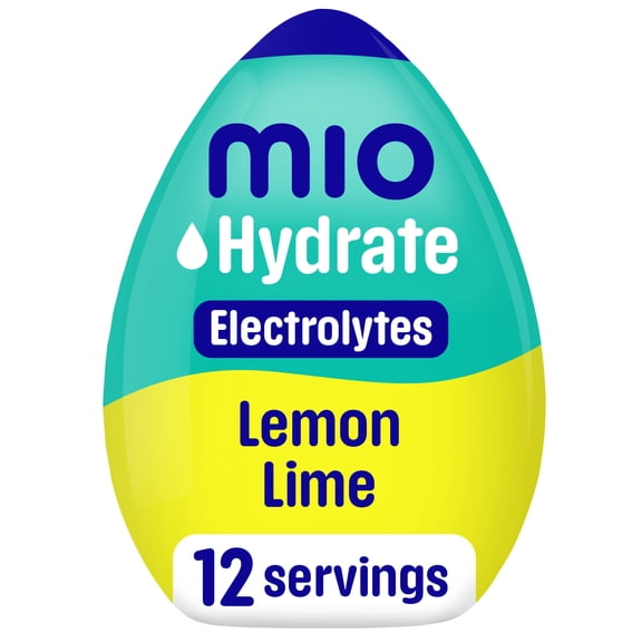 mio Hydrate Lemon Lime Flavored with other natural flavor Liquid Water Enhancer, 1.62 fl oz Bottle