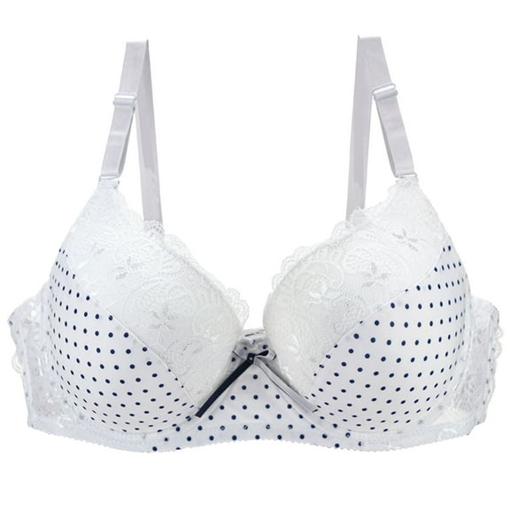 AWZXDE Women Bra Lace Shaping Cup Adjustable Underwire Large Size Comfortable and Supportive Design for Everyday Wear White,95E