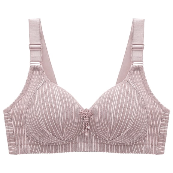AWZXDE Women Full Coverage Underwire T-Shirt Push Up Bra for Comfort and Daily Support in Light Padded Design Hot Pink,38