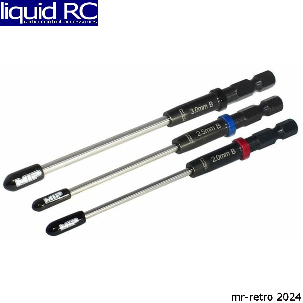 MIP 9616 Speed Tip Ball Hex Driver Wrench Set Gen 2 Metric 3 2.0mm 2.5mm