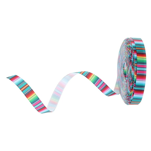 MIPCASE 1 Roll Decorative Ribbons Crafts Multi-colored Polyester Party Ribbon Decoration for Women