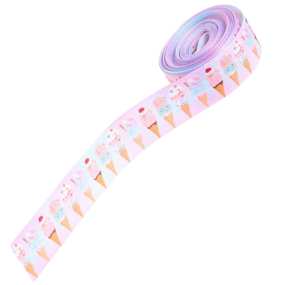 MIPCASE Decorative Ice Cream Ribbon Multi Polyester for Bouquets and Party Use